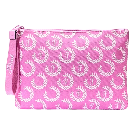 Monogram Top-Zip Pouch Beach Colorful Gift School Spring Summer Travel Vacation - Picture 1 of 5